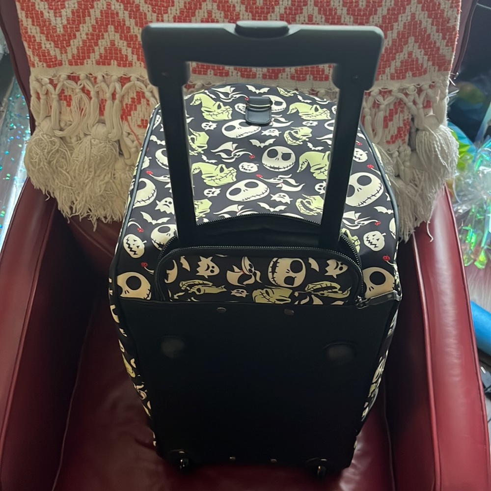 Disneys nightmare before christmas overnight rolling tote travel bag - Picture 6 of 11